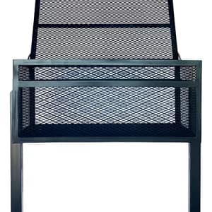 Canastillo De Fierro Con Tapa Para Basura exterior 90×45x50 cm