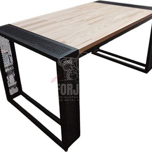 Mesa de centro estilo industrial 130x50x60CM