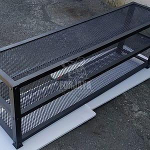 Estante Organizador de Zapatos Multifuncional de fierro estilo Industrial 150x70x40CM